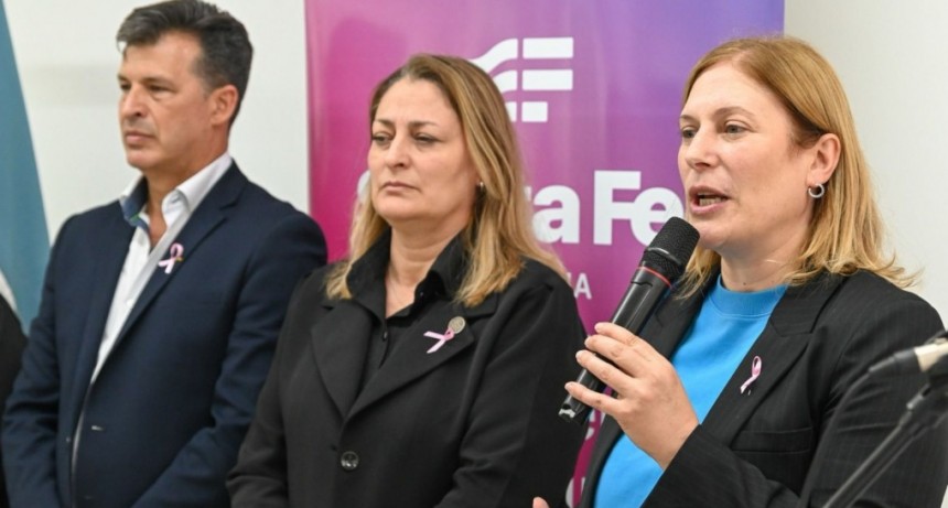 Octubre Rosa: con la presencia de Diana, Provincia present&oacute; el nuevo servicio de Mamograf&iacute;a en el Hospital de Coronda