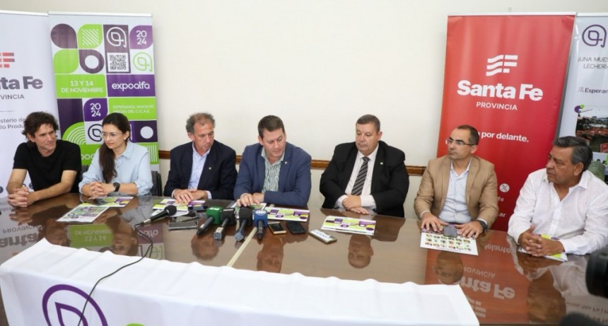 Expo Alfa 2024: Provincia present&oacute; la muestra nacional de alfalfa que se realizar&aacute; en Esperanza
