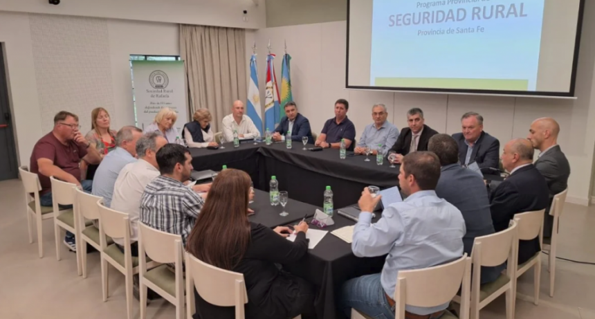 Reuni&oacute;n de la Mesa Regional de Seguridad Rural de los Dptos. Castellanos, 9 de Julio, Las Colonias y San Crist&oacute;bal