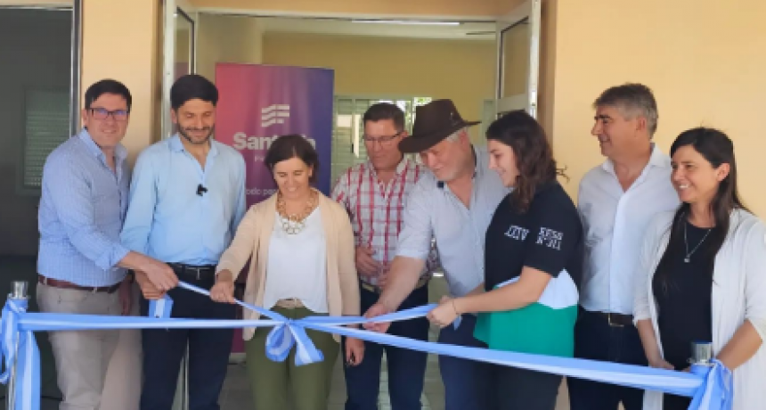 Borla inaugur&oacute; la primera aula del Plan &ldquo;1000 Aulas&rdquo; en la Escuela Secundaria N&deg;311 Fray Buenaventura Giuliani de La Criolla