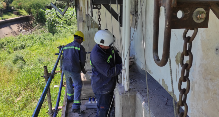 Vialidad Nacional avanza con la reparaci&oacute;n del Puente Carretero