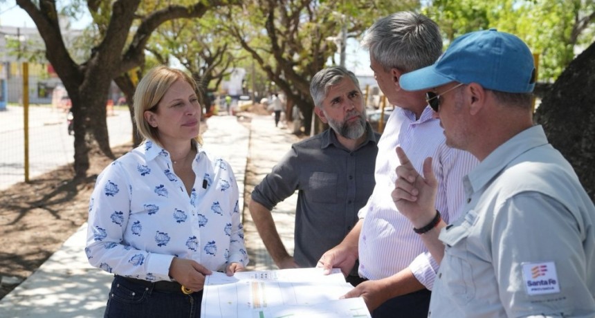 Scaglia recorri&oacute; la obra de Arist&oacute;bulo del Valle: &ldquo;Reactivar&aacute; toda esta zona comercial a cielo abierto y embellecer&aacute; la ciudad&rdquo;