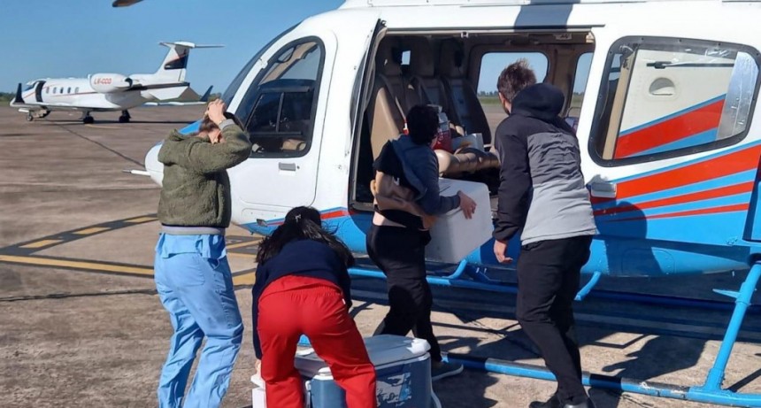 Provincia garantiza la log&iacute;stica para operativos de trasplante mientras se desarrollan las obras en el Aeropuerto Internacional de Rosario