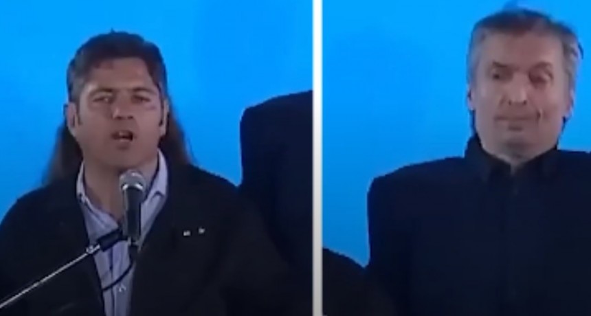 Los gestos llamativos de M&aacute;ximo Kirchner mientras hablaba Axel Kicillof tras la derrota del peronismo en Buenos Aires