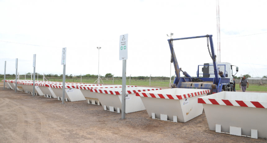 Econom&iacute;a Circular: la Provincia inaugur&oacute; un Ecopunto en Rafaela
