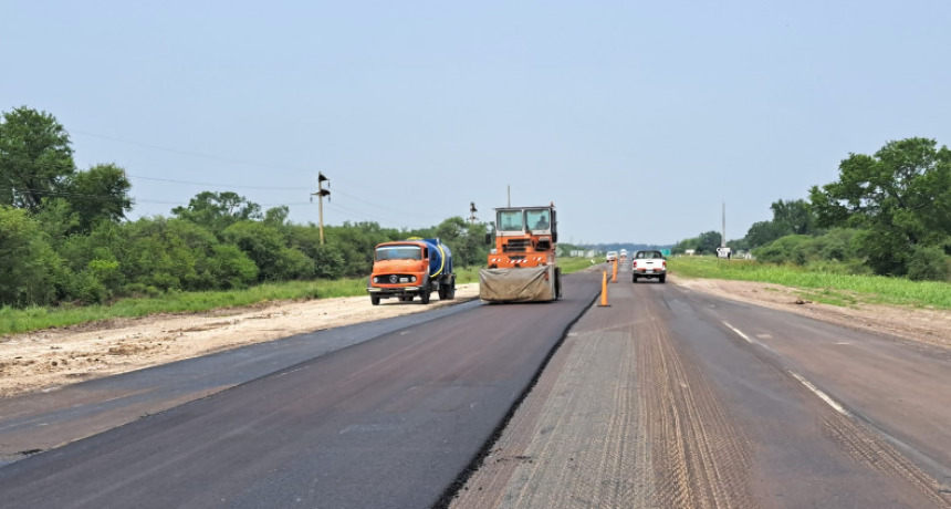 La pavimentaci&oacute;n de la ruta provincial N&deg; 36 se encuentra en la etapa final