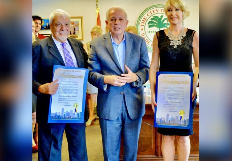 Eduardo Pérez Guerrero, junto a su esposa Nanci Guerrero, será distinguido en su ciudad natal en Mendoza