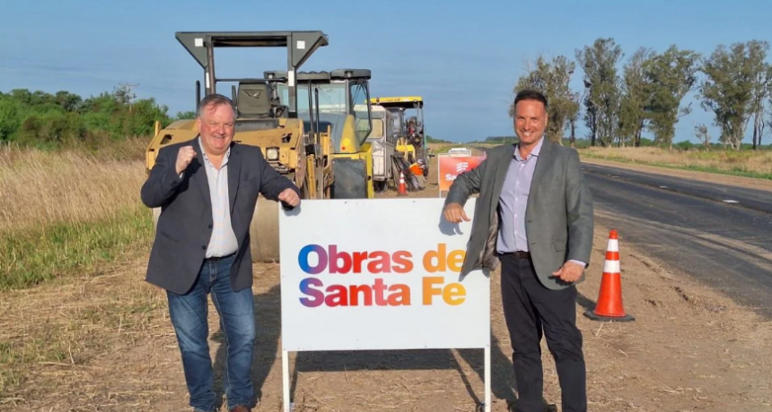 Enrico y Michlig anunciaron la construcci&oacute;n de la Rotonda en RN34 y RP39; y la repavimentaci&oacute;n de tramos de RP39 y RP23