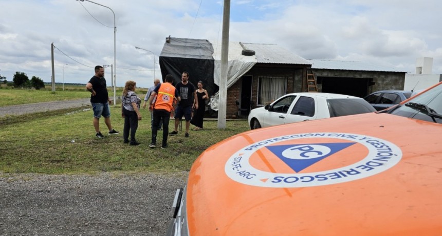 Provincia asiste a las localidades donde hubo da&ntilde;os generados por el temporal