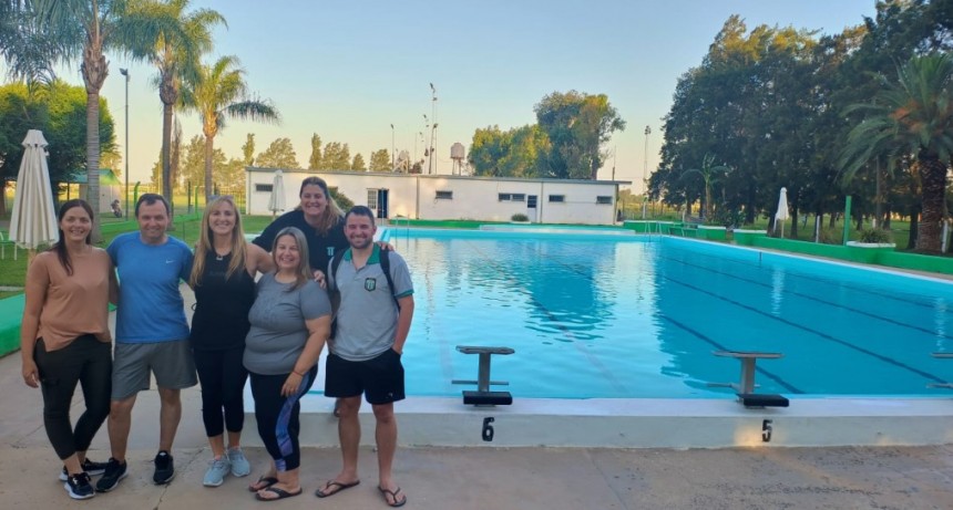 San Carlos Sud: el "Depor" inaugura su temporada de pileta