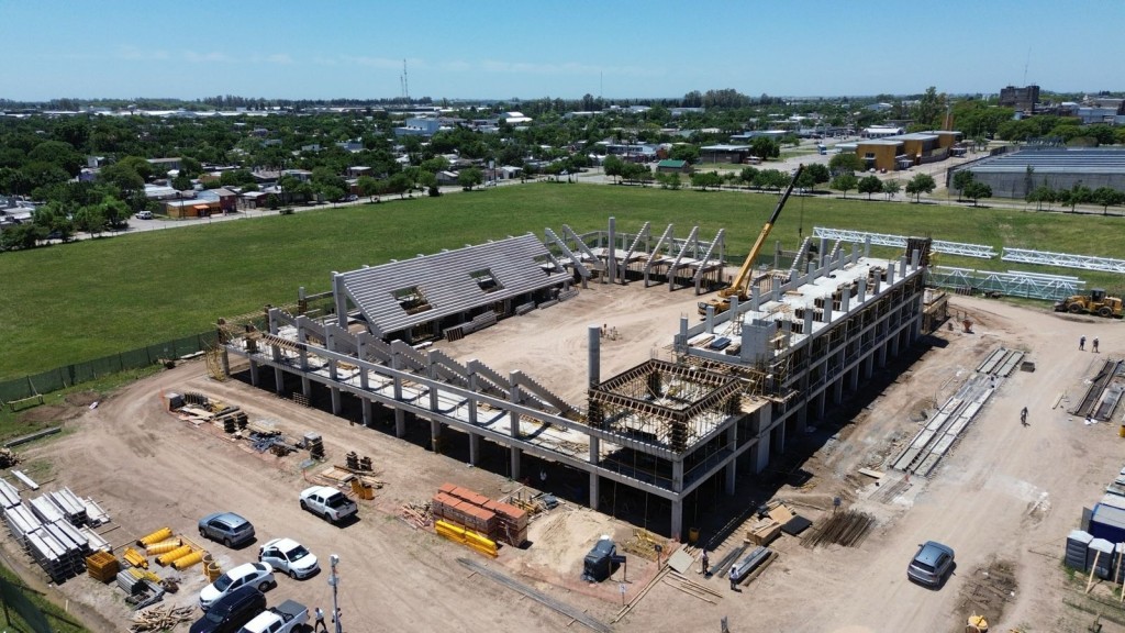 Juegos Suramericanos: el nuevo Microestadio de Rafaela ya superó el 30 % de su construcción