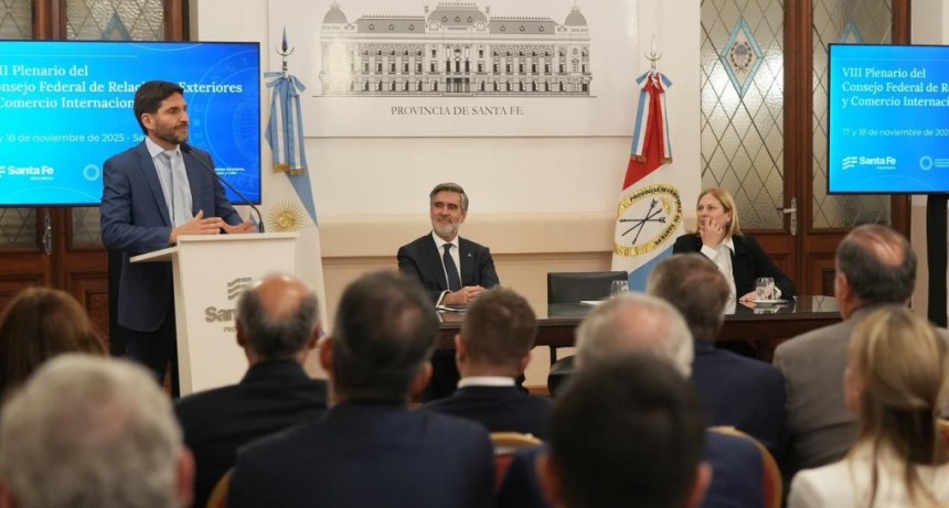 Pullaro abrió el 8° plenario del Consejo Federal de Relaciones Exteriores y Comercio Internacional