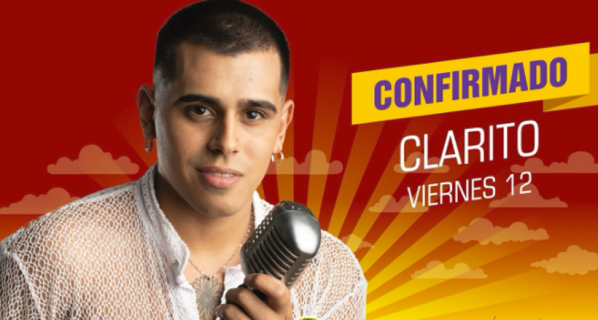 Confirmado: Clarito se presentar&aacute; en el Festival del Pescador de Sauce Viejo