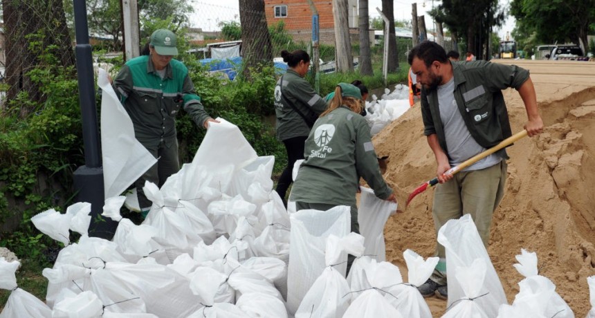 La Municipalidad de Santa Fe realiza tareas de bolseo en la Vuelta del Paraguayo