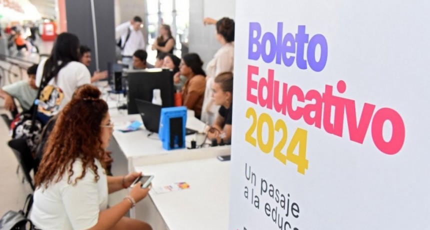 Transporte inform&oacute; hasta cu&aacute;ndo estar&aacute; vigente el Boleto Educativo 2024
