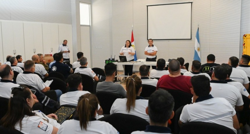 Provincia avanza en la formaci&oacute;n profesional de choferes de ambulancias