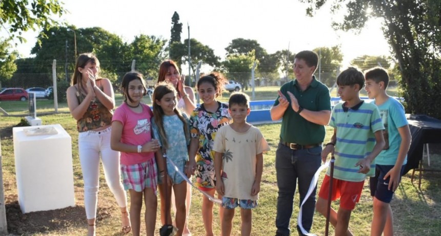 &ldquo;Deporte y Recreaci&oacute;n&rdquo; en Las Colonias: Pirola inaugur&oacute; el natatorio N&deg;15  en Cavour