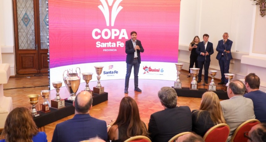 Pullaro: &ldquo;Copa Santa Fe refleja los mejores valores que tenemos y posiciona a la provincia en lo m&aacute;s alto&rdquo;